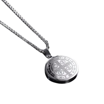 COLLAR SELLO SAN BENITO + CAJA REGALO